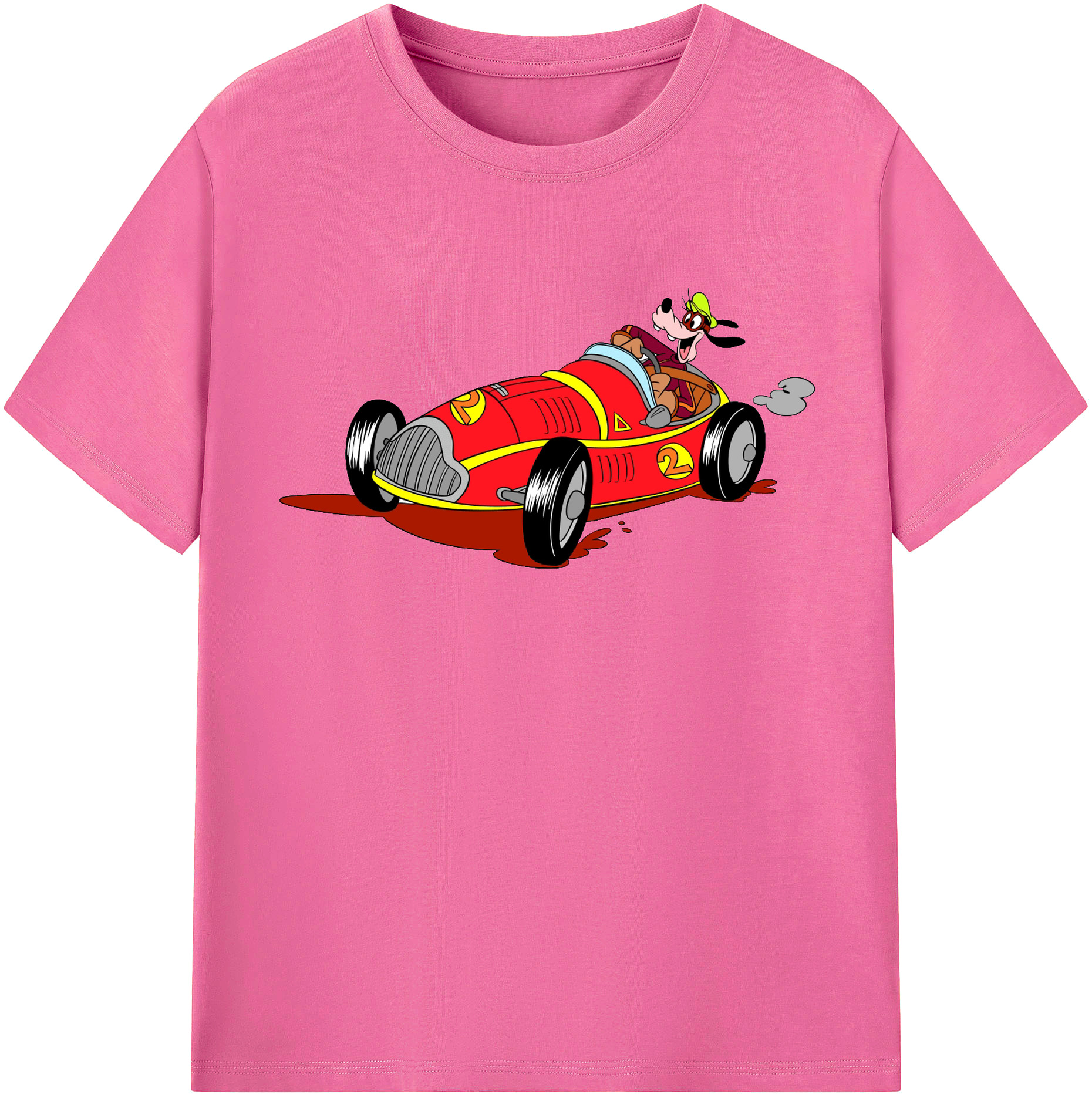 （画像用） ミッキーマウス Mickey Mouse レディースカジュアルプリントTシャツ（綿100％）